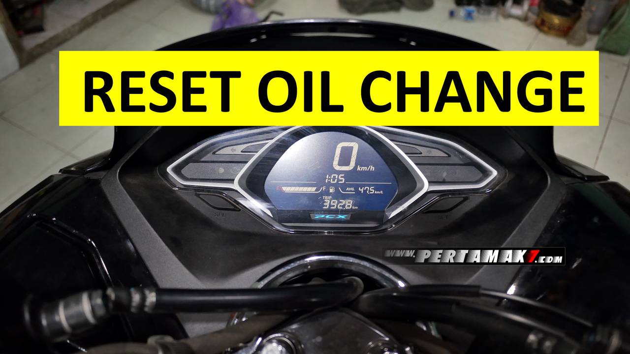 Mematikan Oil Change Vario. Cara Reset Oil Change Honda PCX 150 Lokal, Gampang