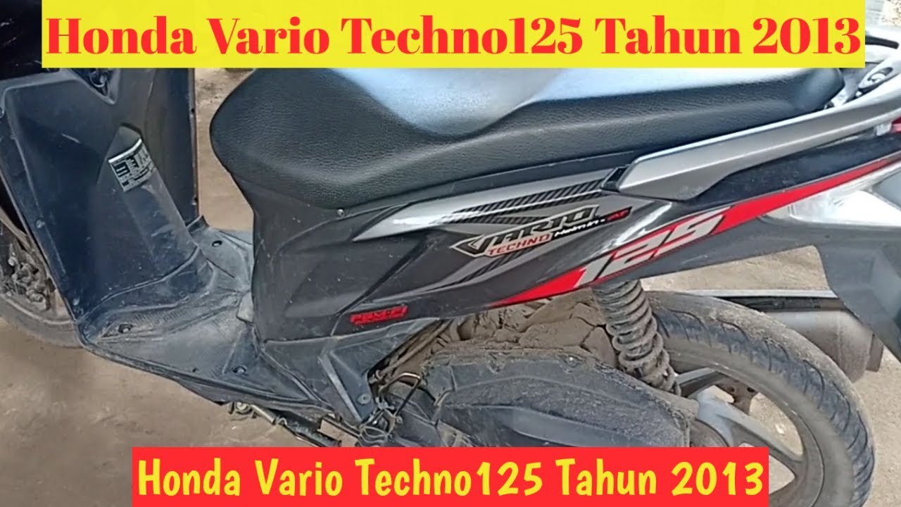 Motor Vario Techno Tahun 2013. Motor Honda Vario Techno 125 Tahun 2013 Letak Nomor Rangka dan Mesin - nomor mesin honda vario 125