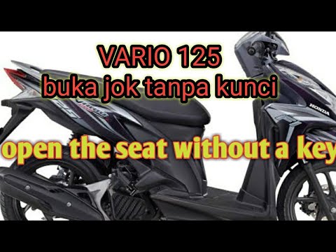 Model Jok Vario Techno. cara tutorial buka jok motor vario techno 125 tanpa kunci [open the seat without a key] - cara membuka jok honda vario techno 125