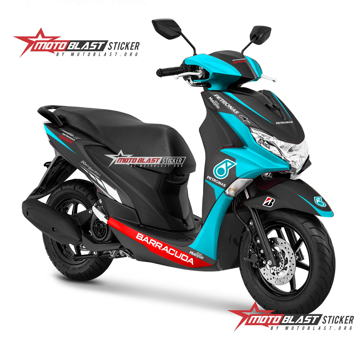 Striping Vario Motogp. Modifikasi striping Yamaha Freego 125 Petronas srt motogp 2020