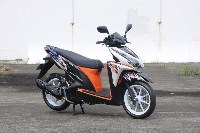 Minyak Rem Vario Techno 125. Modifikasi Motor Honda Vario Techno 125 Pasang Grafis Click Thailand Kejar Konsep OEM Plus