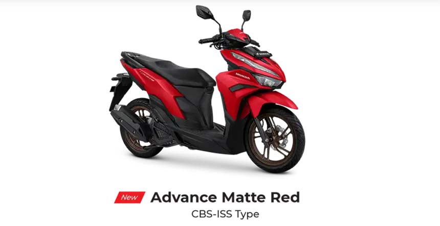 Honda Vario 125 Warna Merah. New Honda Vario 125 Hadirkan Pilihan Warna Baru Advance Matte Red