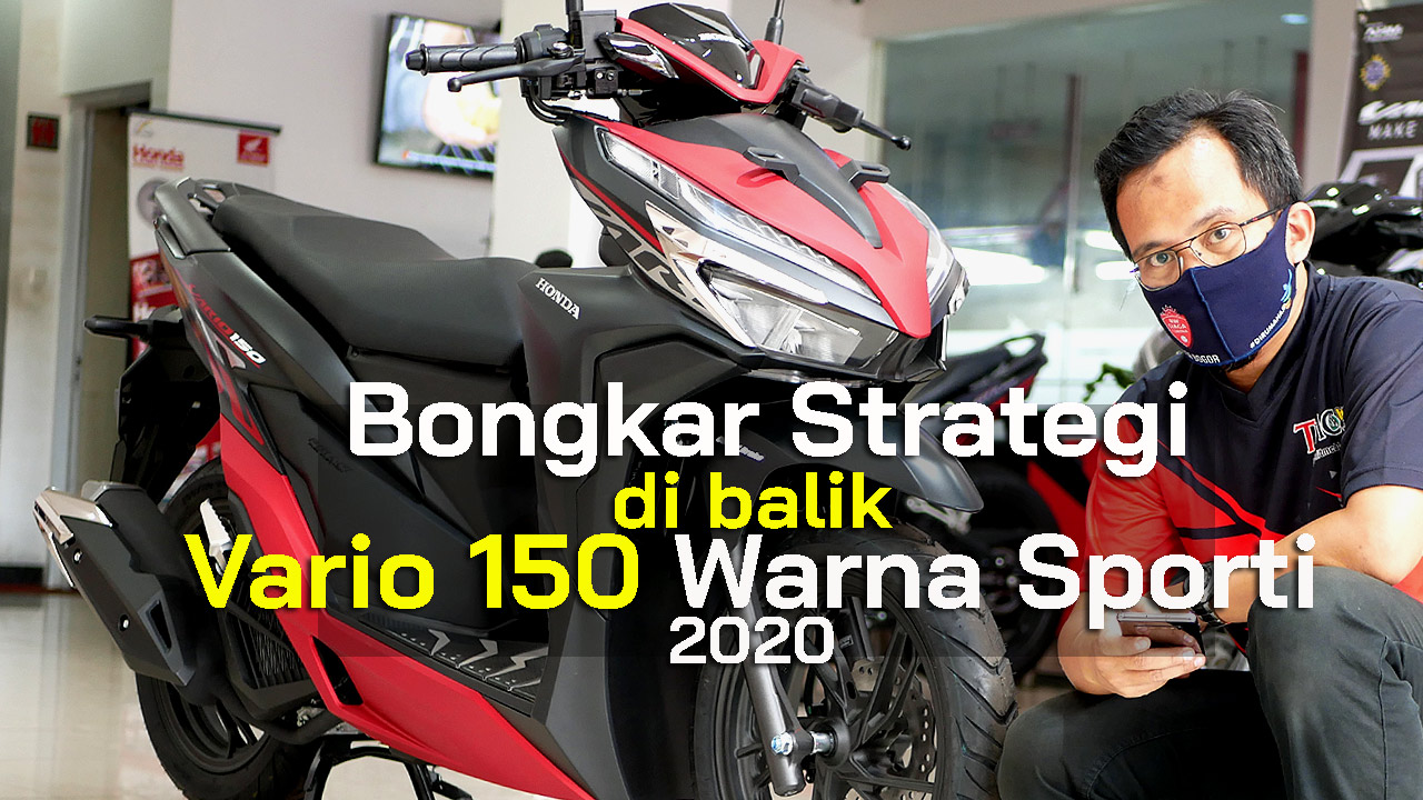 Vario 2020 Warna Silver. Bongkar strategi marketing warna baru Honda Vario 150 MY2020