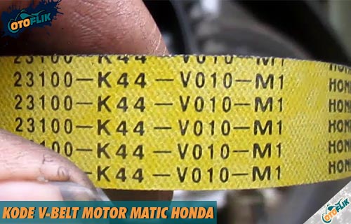 Kode Roller Vario 150 Original. 50 Kode V-Belt Motor Matic Honda : BeAT FI, Vario, Scoopy & PCX